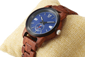 Men's Handcrafted Engraving Kosso Wood Watch - Best Gift Idea!