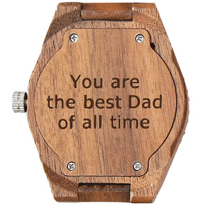 Personalized Engraving On The Watch Back Service Wilds Wood 