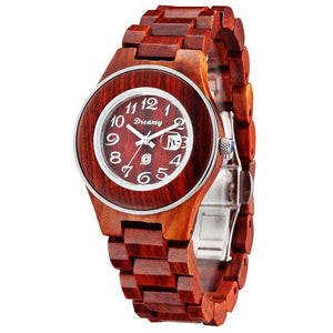 Women's Natural Rosewood Wooden Watch - She Deserve It wooden watches Wilds Wood 