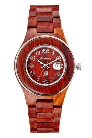 Women's Natural Rosewood Wooden Watch - She Deserve It wooden watches Wilds Wood 